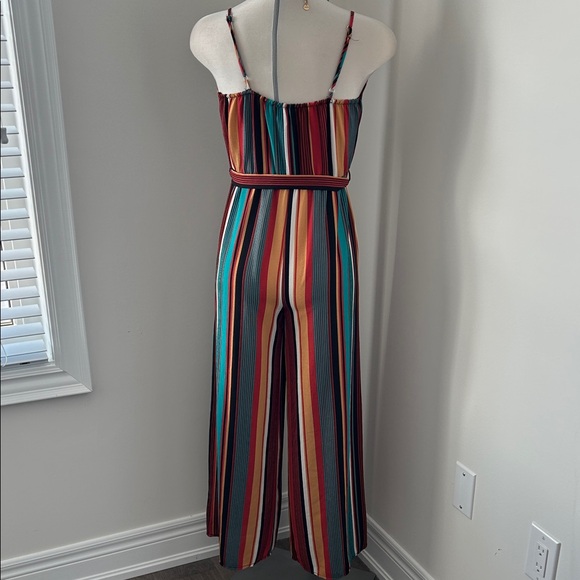 Striped Multicolor Jumpsuit - Picture 4 of 4